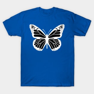 black and white butterfly 1 T-Shirt